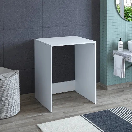 Cabinet for washing machine, white, without door