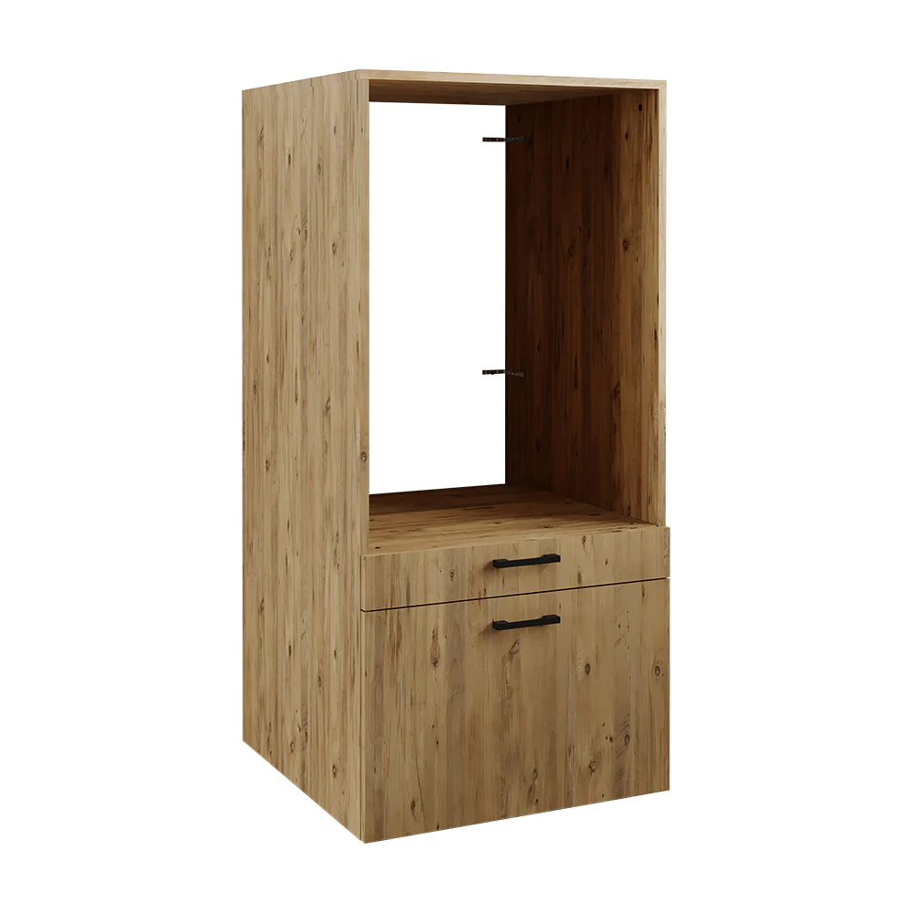 Cabinet for washing machine + pull-out board, oak, HWD: 145x67x65 cm
