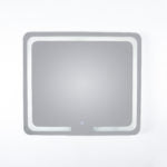 Square White Light Touch Mirror 70*80 cm