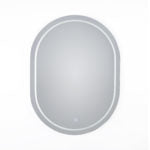 Scrabbed Thin White Light Mirror 60*80 cm