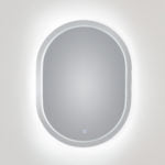 Scrabbed Thin White Light Mirror 60*80 cm