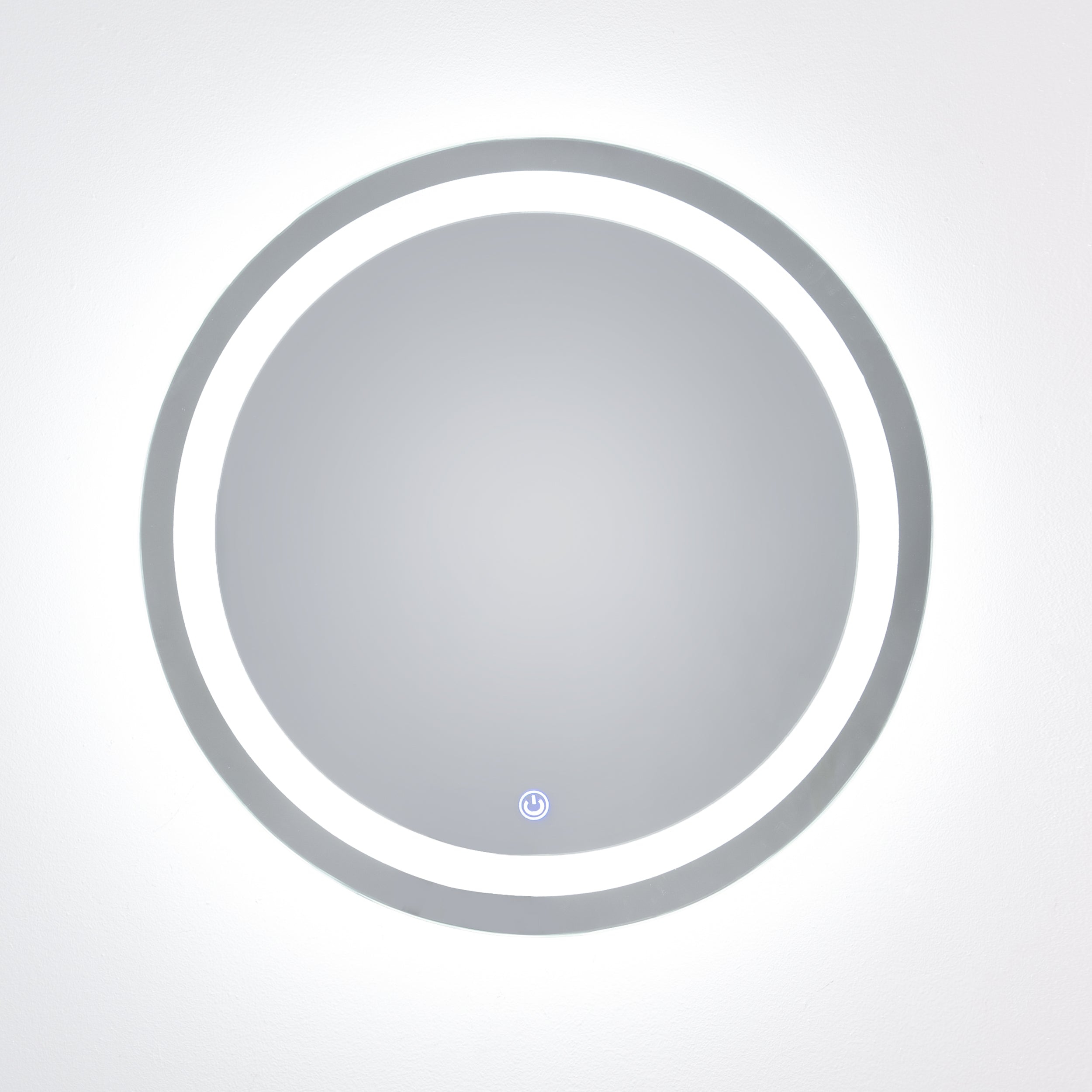 Rounded T White Light Mirror 60 cm