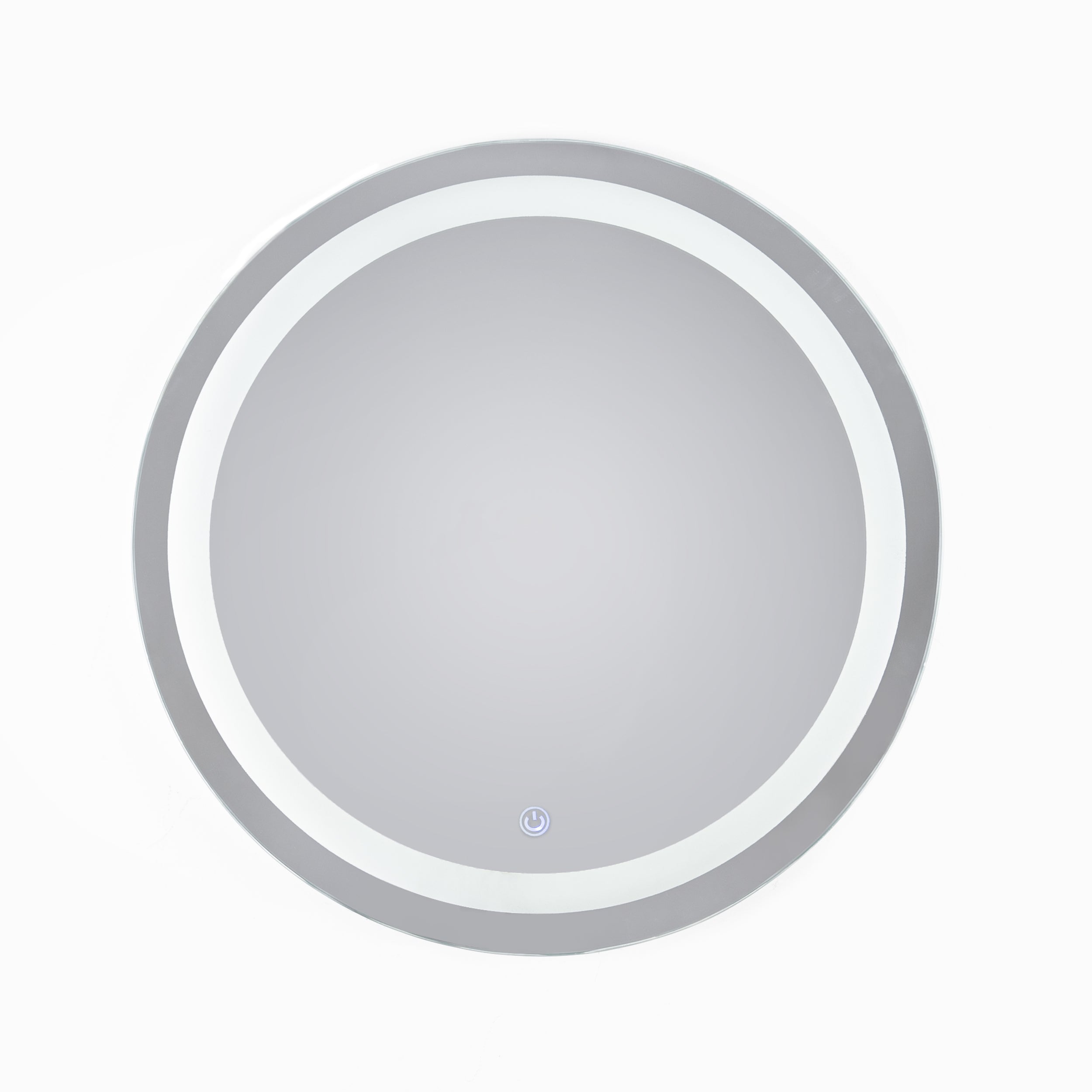 Rounded T White Light Mirror 60 cm