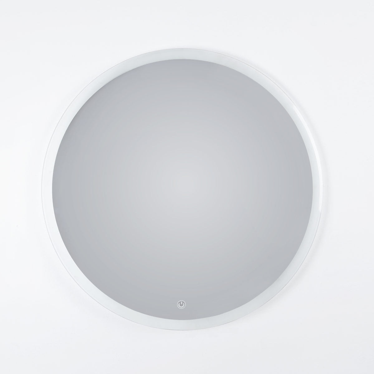 Rounded Warm Light Touch Mirror 60 cm