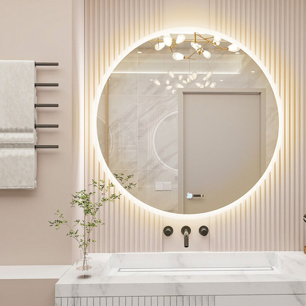 Erti Yellow Light Touch Mirror 80*80 cm
