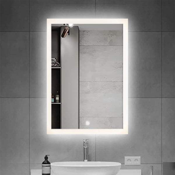 Doblio White Light Mirror 50*70 cm