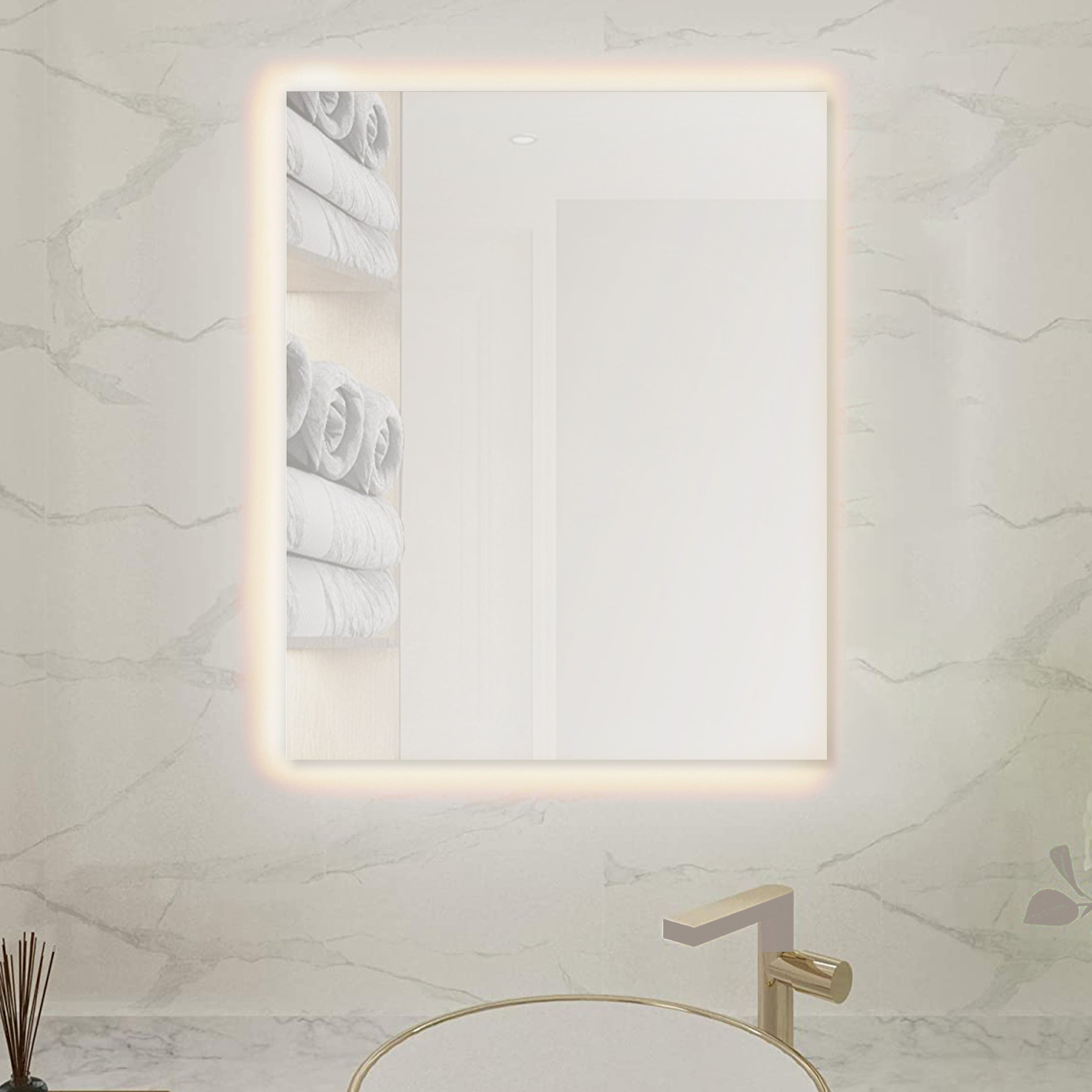 Holand Warm Light Mirror 100*80 cm