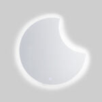 Helal White Light Touch Mirror 70 cm