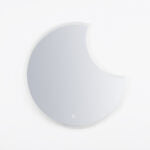 Helal White Light Touch Mirror 70 cm