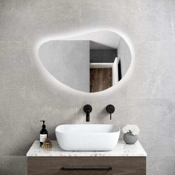 Farma White Light Mirror 55*75 cm