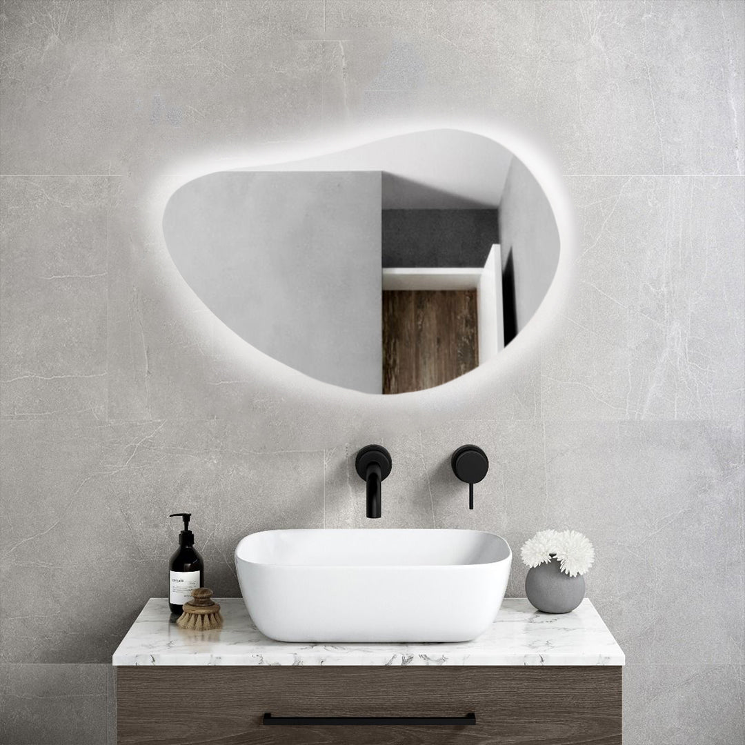 Farma White Light Mirror 55*75 cm