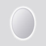 Oval White Light Mirror 80*60 cm