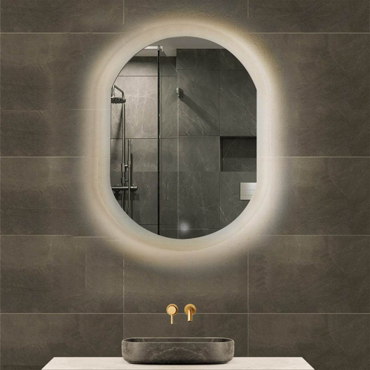 Sanaf Warm Light Touch Mirror 80*60 cm