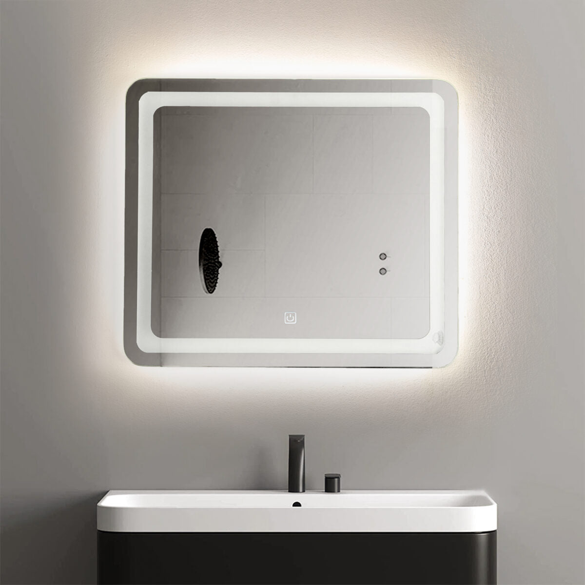 Zonara Warm Light Touch Mirror 80*80 cm