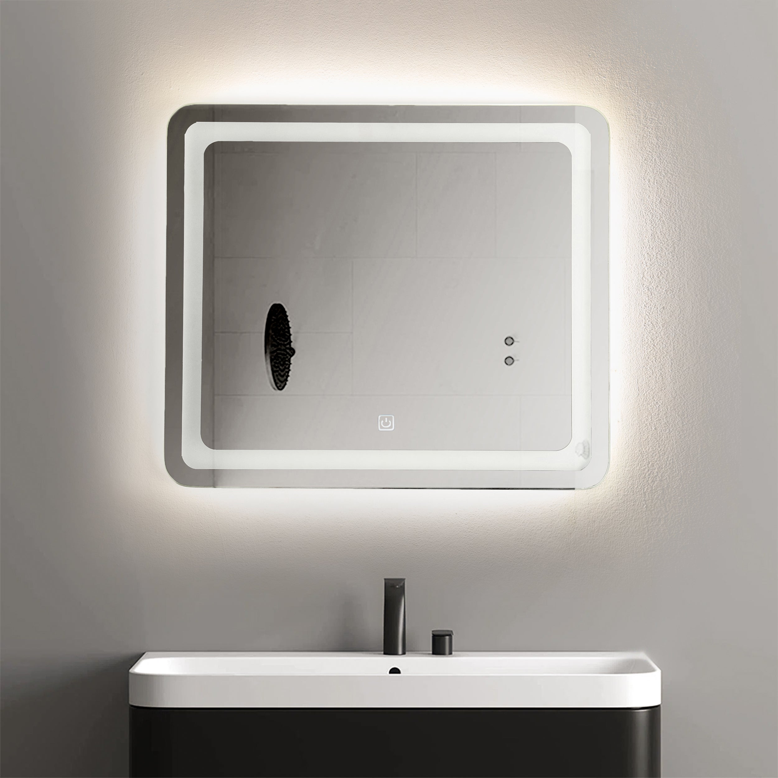 Zonara Warm Light Touch Mirror 80*80 cm