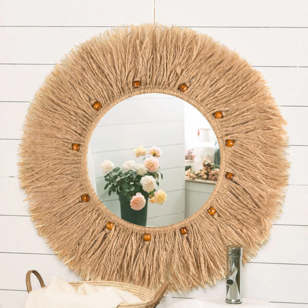 Keta Beige Boho Mirror 57*55 cm