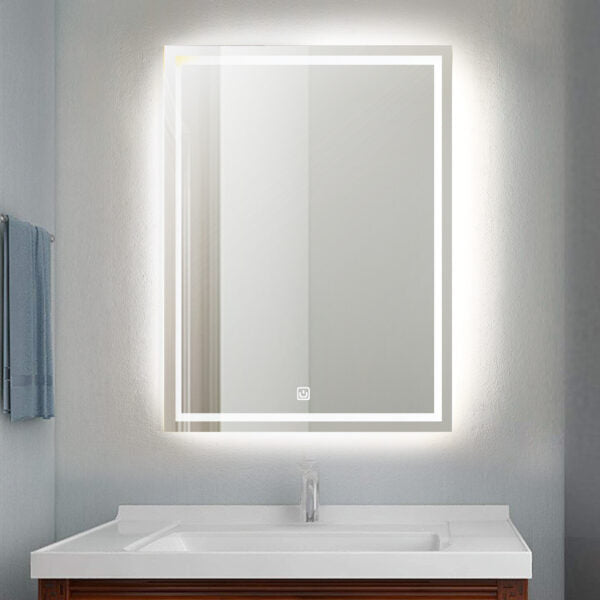 Ronia White Light Touch Mirror 80*100 cm
