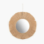 Ned Beige Boho Mirror 35 cm