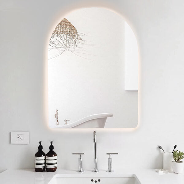 Door Warm Light Mirror 80*100 cm