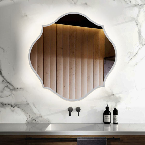 Farma White Light Mirror 70*70 cm